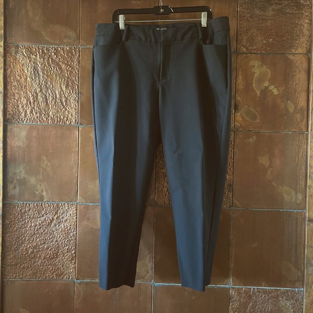 Eloquii Kady Fit Double-Weave Pant * Black * 16 Petite